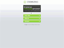Tablet Screenshot of crewworks.nl